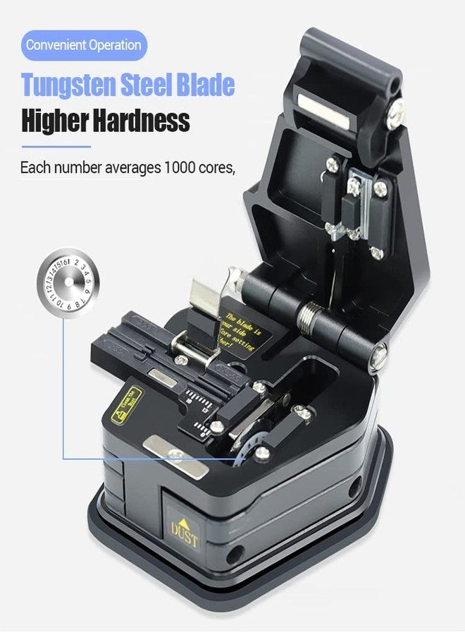 Corslet قاطع ألياف كورسليت FTTH SKL-6C عالي الدقة، أداة قطع كابلات الألياف الضوئية بـ 16 وضعية شفرة مع حقيبة - Image 3